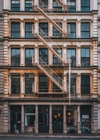 Architecture in Soho, Manhattan, New York Cityの写真素材