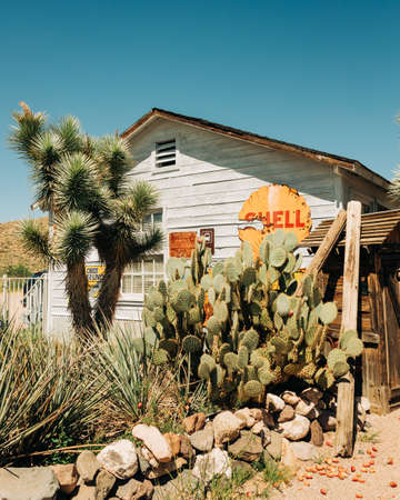 Hackberry General Store, on Route 66 in Arizonaの写真素材