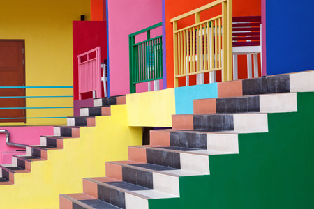 Colorful ladder.の写真素材