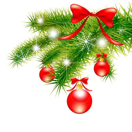 christmas branchのイラスト素材