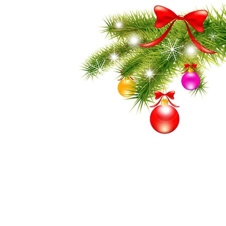 christmas branchのイラスト素材