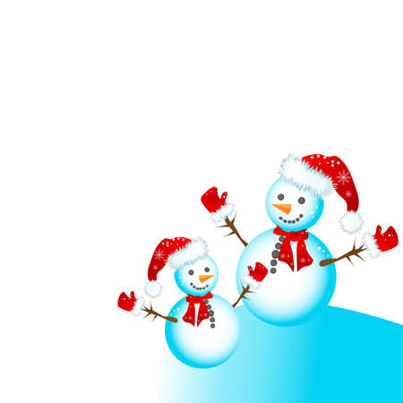 snowman designのイラスト素材