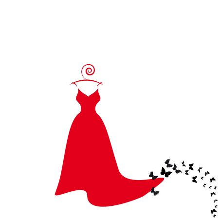 Dress designのイラスト素材