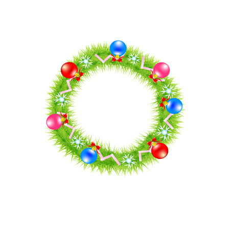 Christmas tree, holiday cardのイラスト素材