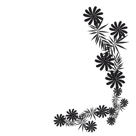 beautiful flowersのイラスト素材