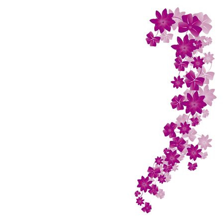 beautiful flowersのイラスト素材