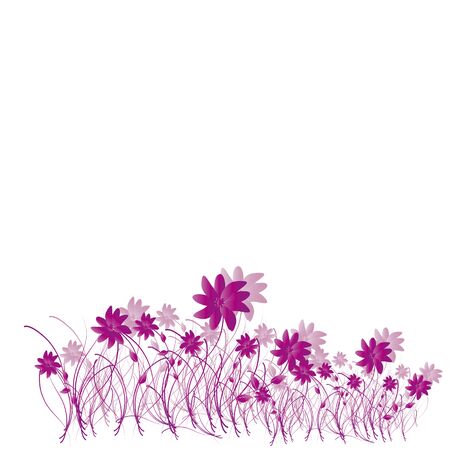 beautiful flowersのイラスト素材