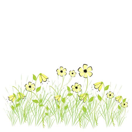 beautiful flowersのイラスト素材