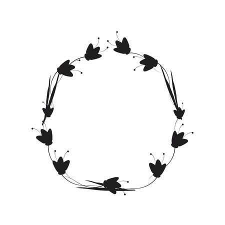 beautiful flowersのイラスト素材