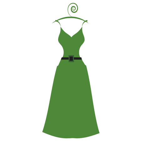 wedding dress design, isolated on  a whiteの写真素材