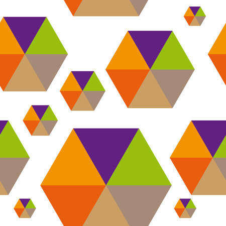 abstract geometric patternのイラスト素材