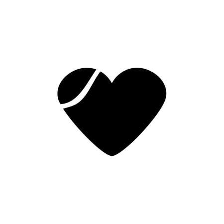 Heart icon vector, love symbol, Valentine's Day signのイラスト素材