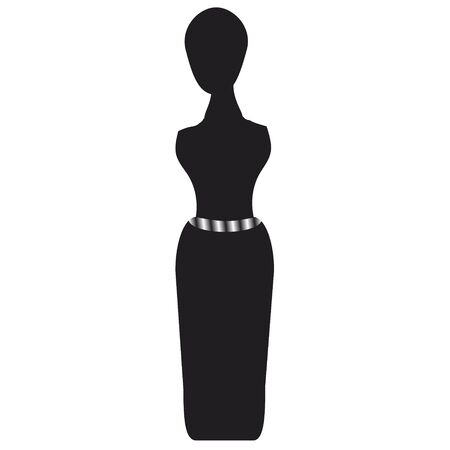 wedding dress design, isolated on  a whiteの写真素材