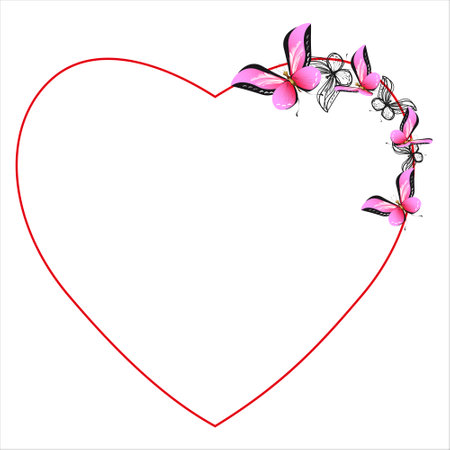 color beautiful butterflies, isolated on a whiteのイラスト素材