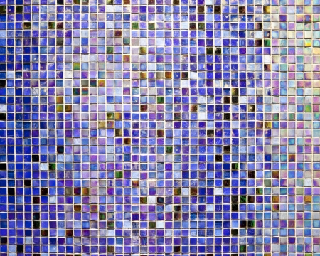 Seamless blue square tiles patternの写真素材