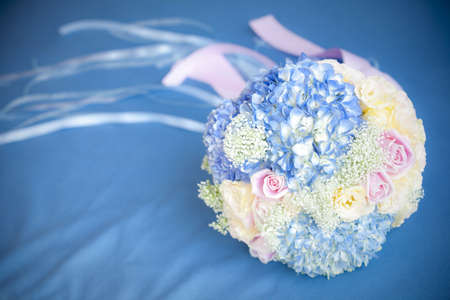 Beautiful wedding flower bouquetの写真素材