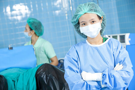 Nurse in an operating room