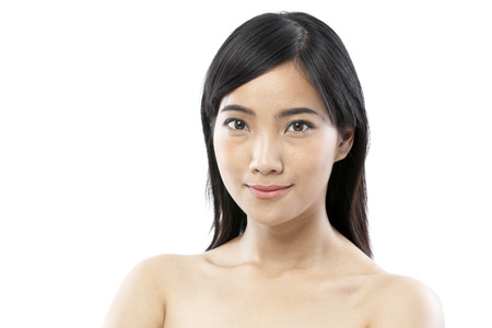 Portrait of a young womanの写真素材