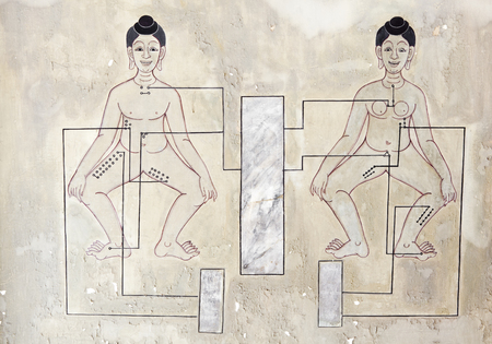 Art mural point massageの写真素材