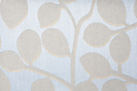 Leaf patterned fabricの写真素材