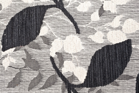 Leaf patterned fabricの写真素材