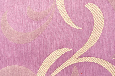Leaf patterned fabricの写真素材