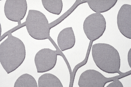 Leaf patterned fabricの写真素材