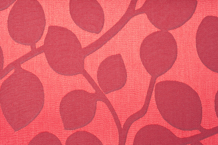 Leaf patterned fabricの写真素材