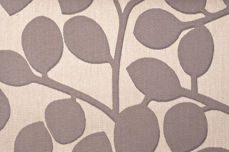 Leaf patterned fabricの写真素材