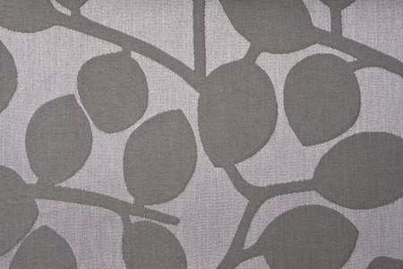 Leaf patterned fabricの写真素材