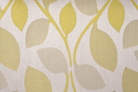 Leaf patterned fabricの写真素材
