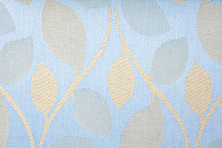 Leaf patterned fabricの写真素材