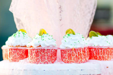 Wedding cupcakesの写真素材