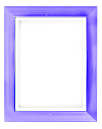 Purple frame isolated on white backgroundの写真素材