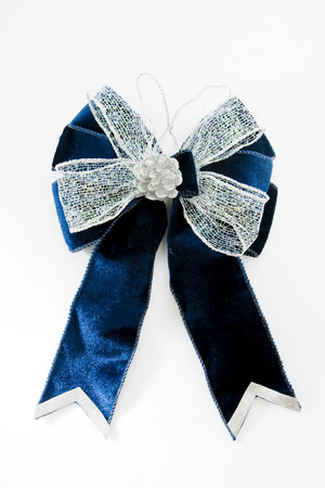 Blue gift bowの写真素材