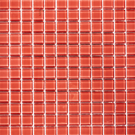 Background of red tilesの写真素材