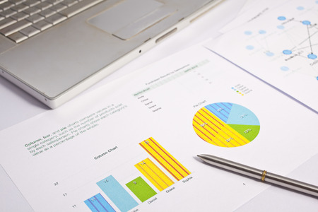 Financial concept on accountingの写真素材