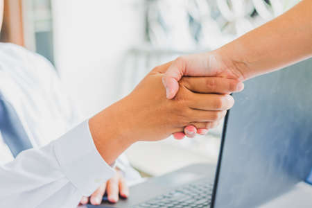 Teamwork of business people who collaborate and strive for success.の写真素材