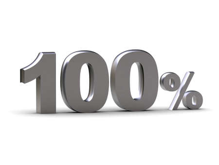 The image represents discount - 100 % (can be used for printing and web)の写真素材