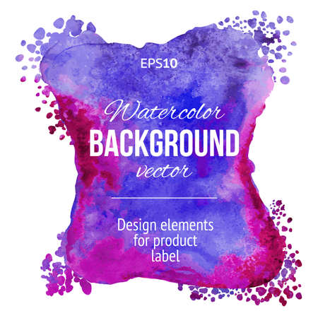 Watercolor abstract charisma  label design. のイラスト素材