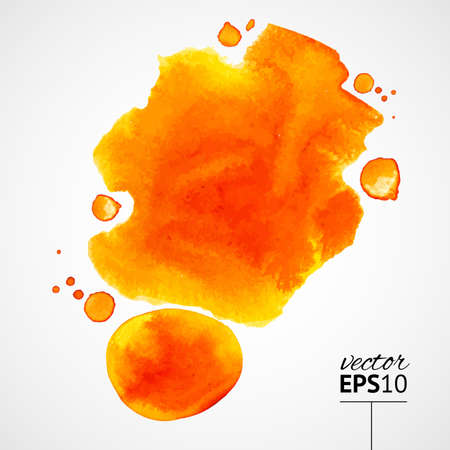 Abstract watercolor blob. のイラスト素材