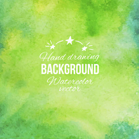 Watercolor drawing vector background. Paper texture colorful artwork.のイラスト素材