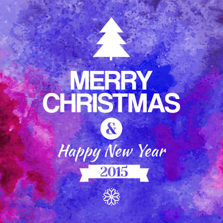 Watercolor christmass background. のイラスト素材