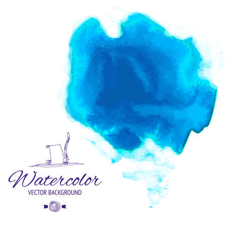 Abstract watercolor blob background.のイラスト素材