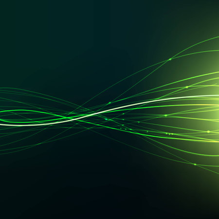 Abstract progress background. Eco friendly technology concept. Dinamic connections.のイラスト素材