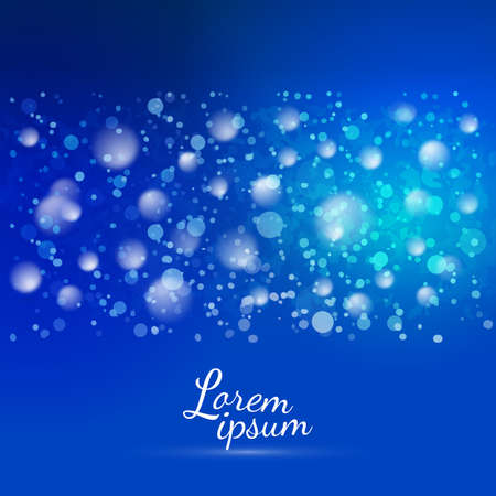 Vector night snow sky background. Abstract winter illustration. Seasonal banner design.のイラスト素材