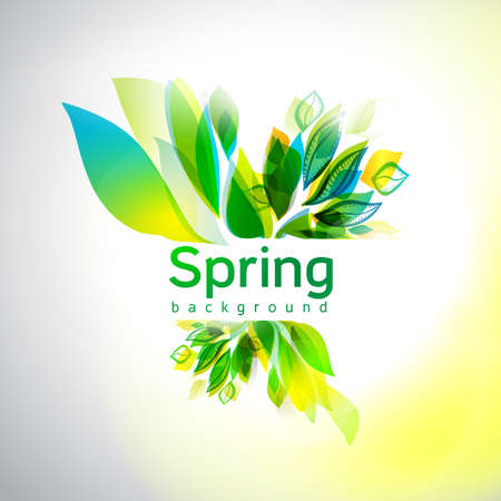Spring and summer background. のイラスト素材