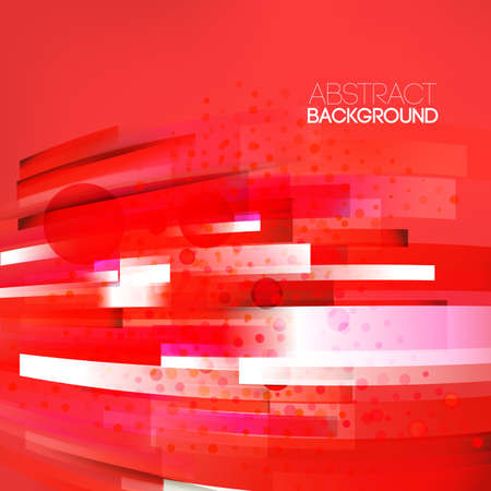 Vector abstract bottom oriented red colors background, lines illustration, single linear design object. Motion wave. Eco friendly, sunny, summer season design elements.のイラスト素材