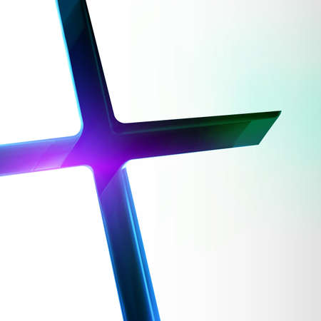 Blue color lighting cross crack abstract background. Cross crack. Industrial futuristic...