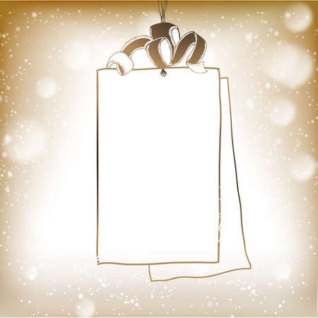 Cute tag icon Hand drawn design elementsのイラスト素材